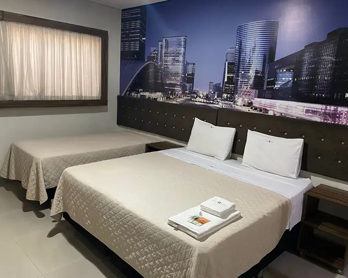 Quarto de Hotel para 1 pessoa - Hotel em Hortolândia